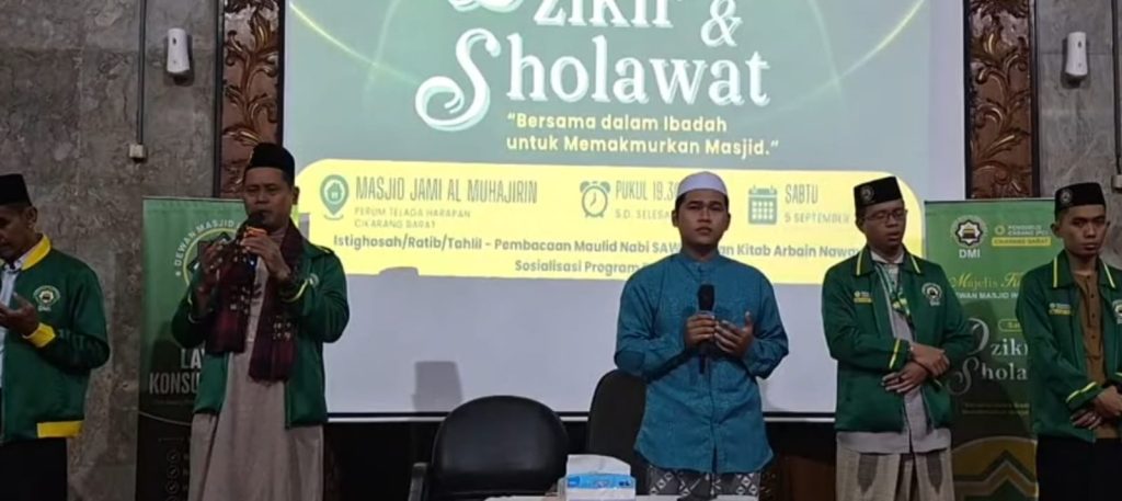 Mengetuk Pintu Surga dari Telaga Harapan: Safari Dzikir dan Sholawat Perdana DMI PC Cikarang Barat Padukan Spiritualitas dan Pemberdayaan Umat